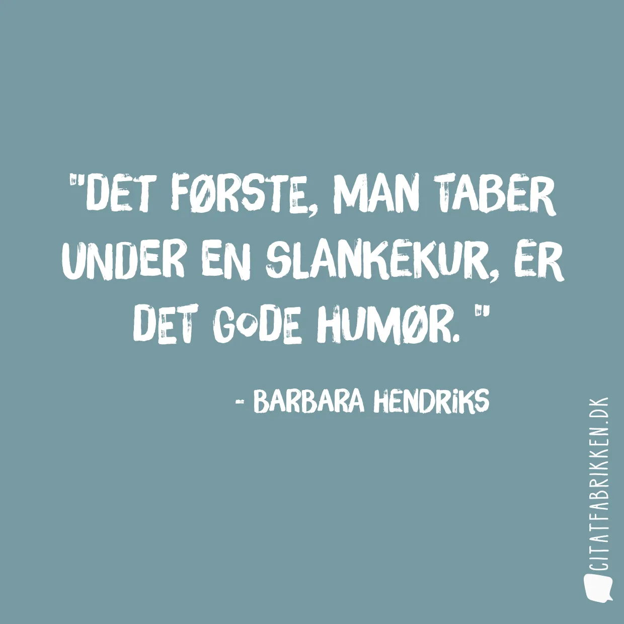 Det første, man taber under en slankekur, er det gode humør. 