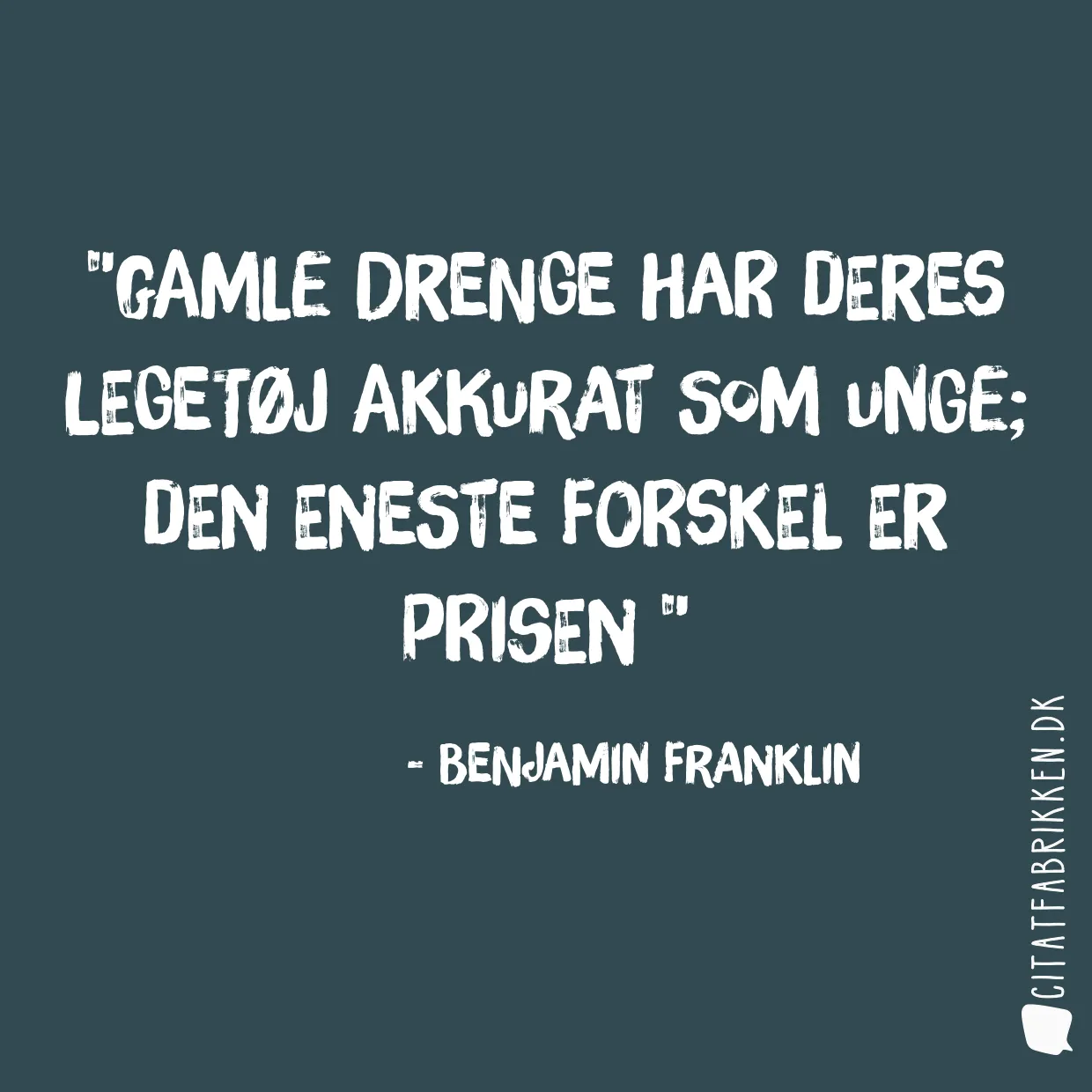 Gamle drenge har deres legetøj akkurat som unge; den eneste forskel er prisen 