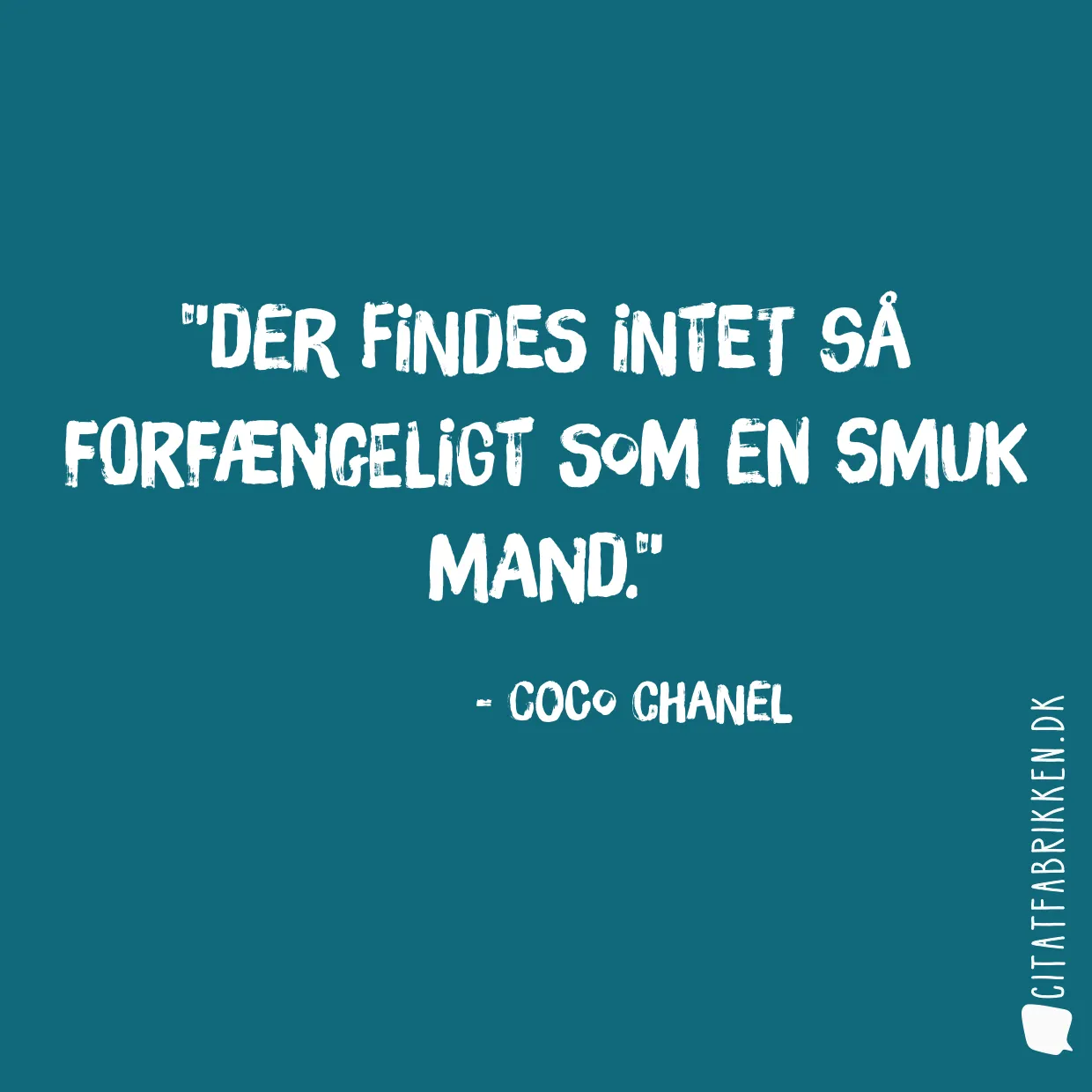 Der findes intet så forfængeligt som en smuk mand.