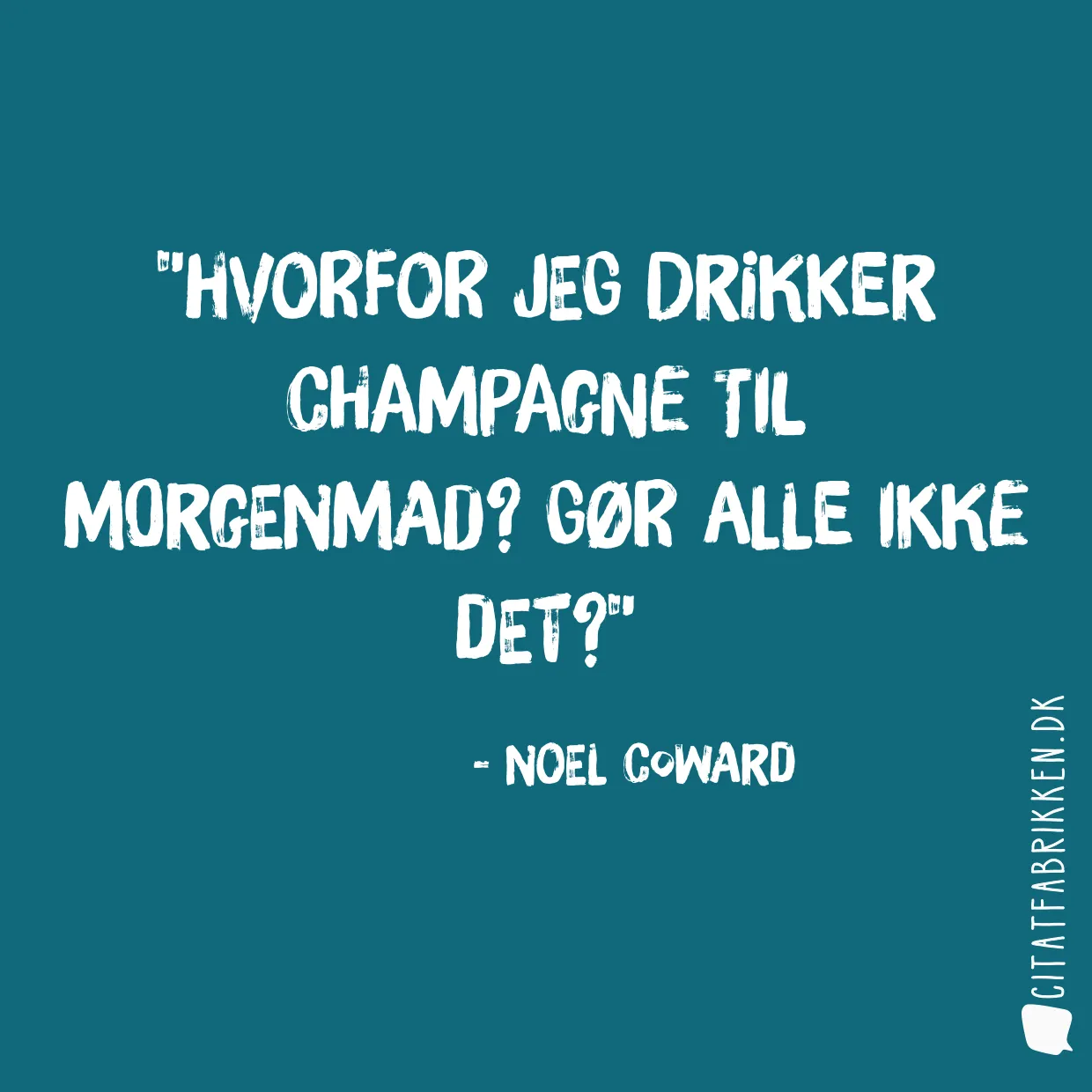 Hvorfor jeg drikker champagne til morgenmad? Gør alle ikke det?